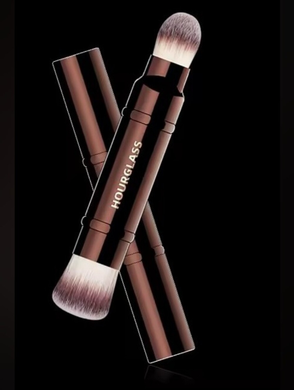 Hourglass Makeup Brush- No.15 Retractable Powder Double-Ended Complexion Brush